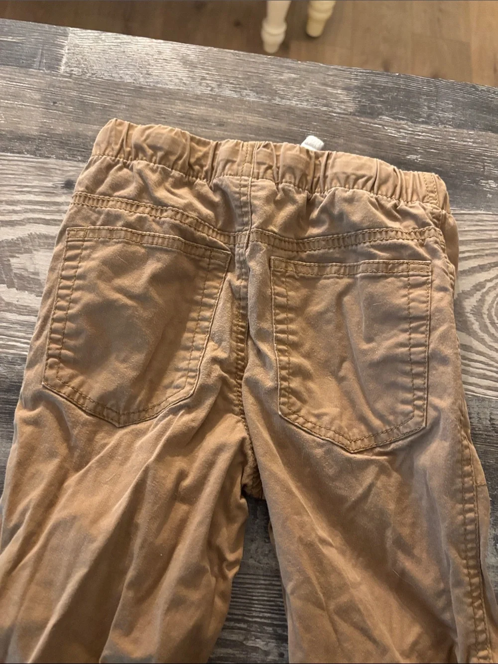 Cat & Jack Kids Tan Pull-On Khaki Cargo Pants